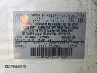2013 Nissan Sentra SR z VIN 3N1AB7AP7DL713654, wystawiony jako Copart lot #52166535 z przebiegiem 169 272 mil mil oraz Szkoda całkowita • Salvage title. Historia ofert i sprzedaży dostępna na DreamBid. Obrazek 14.