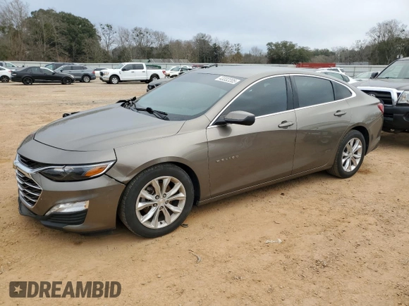 2020 Chevrolet Malibu LT with VIN 1G1ZD5STXLF031198, listed as a Copart auction lot 43332205 with 93,493 mi miles and Salvage Title. Bid and sale history available at carsss.com. Image 1.