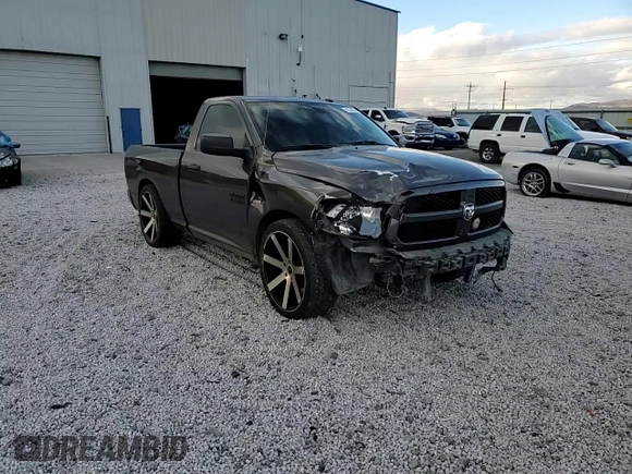 2018 Ram 1500 Express with VIN 3C6JR6AT4JG250464, listed as a Copart auction lot 81504004 with 44,810 mi miles and Salvage title. Bid and sale history available at DreamBid. Image 11.
