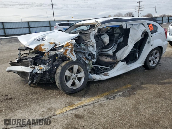2011 Dodge Caliber Mainstreet with VIN 1B3CB3HA0BD262443, listed as a Copart auction lot 45604465 with Not Provided miles and Salvage Title. Bid and sale history available at carsss.com. Image 1.