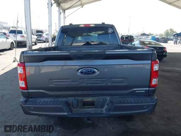 2021 Ford F-150 XL with VIN 1FTEX1CP5MFA52842, listed as a IAAI auction lot 42520858 with 107,873 mi miles and . Bid and sale history available at DreamBid. Image 16.
