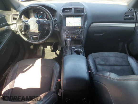 2018 Ford Explorer XLT with VIN 1FM5K7D86JGC53918, listed as a Copart auction lot 58829235 with 91,593 mi miles and Salvage title. Bid and sale history available at DreamBid. Image 8.