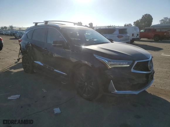 2019 Acura RDX w/Technology Pkg with VIN 5J8TC2H55KL008307, listed as a Copart auction lot 42444545 with 50,366 mi miles and Salvage Title. Bid and sale history available at carsss.com. Image 4.