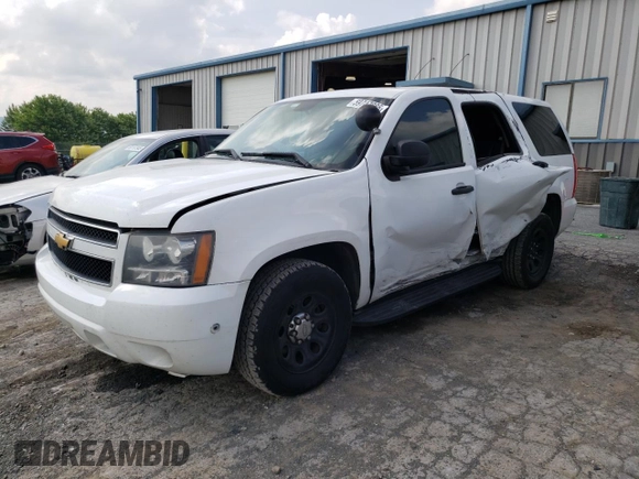 2013 Chevrolet Tahoe Commercial with VIN 1GNLC2E05DR328838, listed as a Copart auction lot 59747285 with 181,943 mi miles and Salvage title. Bid and sale history available at DreamBid. Image 1.