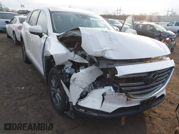 2020 Mazda CX-9 Sport with VIN JM3TCBBY6L0414673, listed as a IAAI auction lot 41310952 with 27,686 mi miles. Bid and sale history available at carsss.com. Image 6.