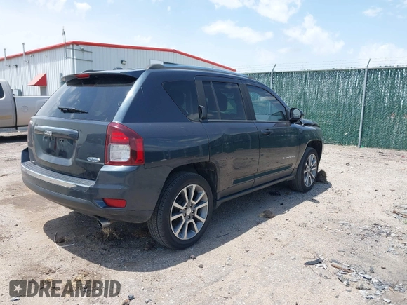 2016 Jeep Compass High Altitude Edition with VIN 1C4NJCEA3GD536062, listed as a IAAI auction lot 39685307 with 90,247 mi miles. Bid and sale history available at carsss.com. Image 4.