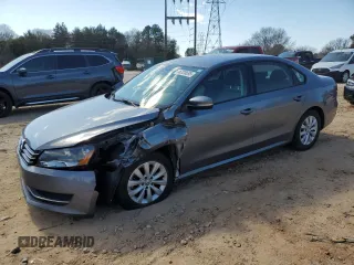2015 Volkswagen Passat 1.8T Limited Edition with VIN 1VWAT7A30FC094740, listed as a Copart auction lot 46225695 with 120,527 mi miles and Salvage Title. Bid and sale history available at carsss.com. Image 1.
