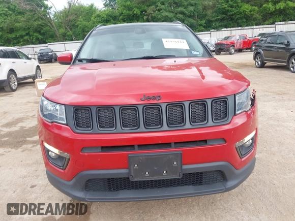 2020 Jeep Compass North z VIN 3C4NJDBB8LT133542, wystawiony jako IAAI lot #42156144 z przebiegiem 53 034 mil mil oraz . Historia ofert i sprzedaży dostępna na DreamBid. Obrazek 12.