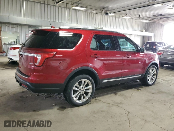2018 Ford Explorer XLT with VIN 1FM5K8D89JGC24094, listed as a Copart auction lot 53387205 with 72,087 mi miles and Non Repairable. Bid and sale history available at carsss.com. Image 3.
