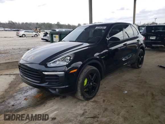 2016 Porsche Cayenne S E-Hybrid with VIN WP1AE2A26GLA17555, listed as a Copart auction lot 44078415 with 56,830 mi miles and Clean title. Bid and sale history available at DreamBid. Image 1.