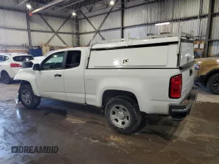 2022 Chevrolet Colorado 2WD Work Truck with VIN 1GCHSBEA7N1216598, listed as a Copart auction lot 80297174 with 0 mi miles and Salvage Title. Bid and sale history available at carsss.com. Image 2.