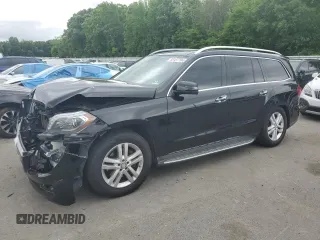 2015 Mercedes-Benz GL-Class GL 450 with VIN 4JGDF6EE7FA580014, listed as a Copart auction lot 55137704 with 115,624 mi miles and Salvage Title. Bid and sale history available at carsss.com. Image 1.