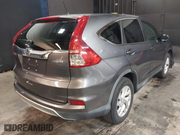 2015 Honda CR-V EX with VIN 2HKRM4H58FH619184, listed as a IAAI auction lot 42021030 with 102,948 mi miles and . Bid and sale history available at DreamBid. Image 4.