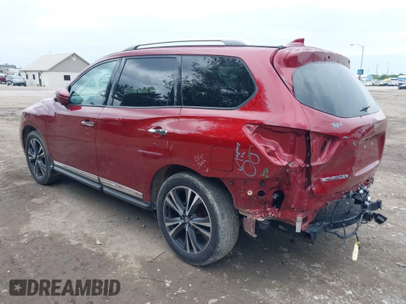 2020 Nissan Pathfinder Platinum with VIN 5N1DR2DM2LC636370, listed as a IAAI auction lot 42388117 with 79,825 mi miles and . Bid and sale history available at DreamBid. Image 3.