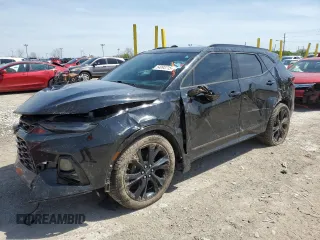 2019 Chevrolet Blazer RS с VIN 3GNKBJRS7KS634910, выставлен на аукционе Copart как лот 54093715 с пробегом 168 518 миль миль и Списание • Salvage title. История ставок и продаж доступна на DreamBid. Изображение 1.