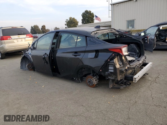 2022 Toyota Prius L Eco with VIN JTDKAMFU2N3178943, listed as a Copart auction lot 84765774 with 14,293 mi miles and Salvage Title. Bid and sale history available at carsss.com. Image 2.