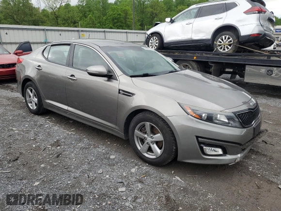 2015 Kia Optima LX with VIN 5XXGM4A71FG440354, listed as a Copart auction lot 55690795 with 90,895 mi miles and Salvage title. Bid and sale history available at DreamBid. Image 4.