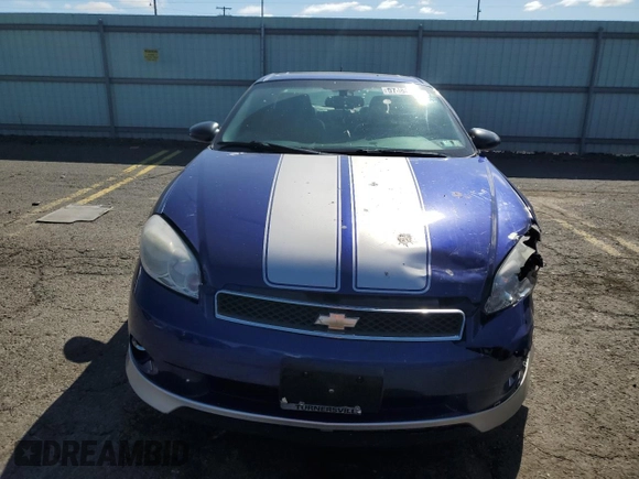 2007 Chevrolet Monte Carlo SS z VIN 2G1WL15C379224334, wystawiony jako Copart lot #57466765 z przebiegiem 168 656 mil mil oraz Szkoda całkowita • Salvage title. Historia ofert i sprzedaży dostępna na DreamBid. Obrazek 5.