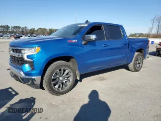 2022 Chevrolet Silverado 1500 LT with VIN 1GCUDDET1NZ607687, listed as a Copart auction lot 88937675 with 59,934 mi miles and Salvage Title. Bid and sale history available at DreamBid. Image 1.