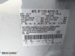 2013 Ford Edge SE with VIN 2FMDK4GCXDBA21036, listed as a IAAI auction lot 41224201 with 248,015 mi miles. Bid and sale history available at carsss.com. Image 9.