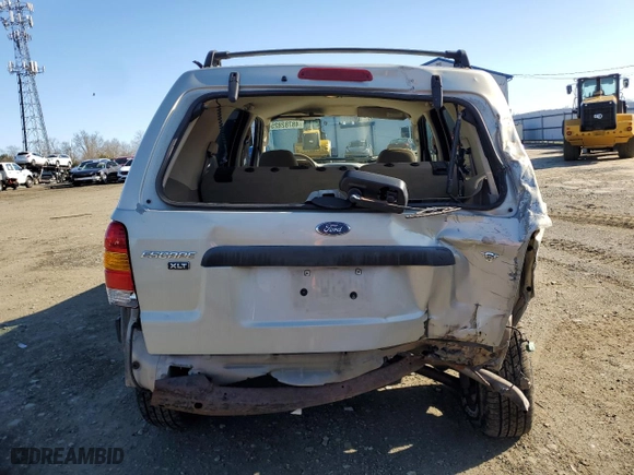 2006 Ford Escape XLT with VIN 1FMYU03136KA23230, listed as a Copart auction lot 48782825 with 142,302 mi miles and Salvage Title. Bid and sale history available at carsss.com. Image 6.