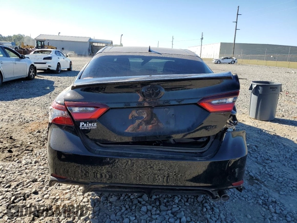 2022 Toyota Camry SE with VIN 4T1T11AK2NU044707, listed as a Copart auction lot 76313164 with 21,938 mi miles and Salvage Title. Bid and sale history available at DreamBid. Image 6.