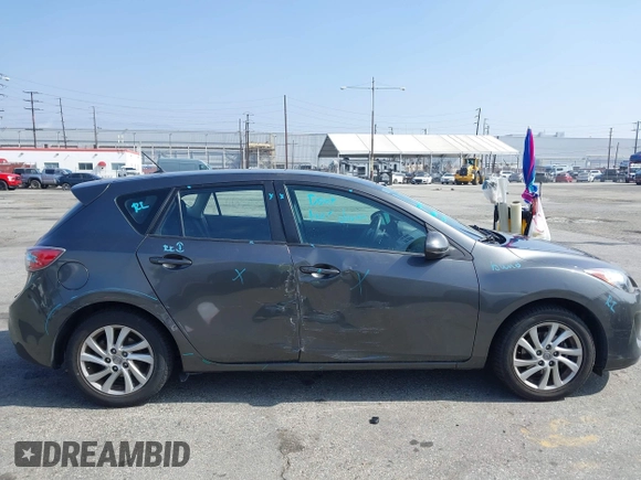 2012 Mazda Mazda3 i Touring with VIN JM1BL1L89C1676291, listed as a IAAI auction lot 42087895 with 61,805 mi miles. Bid and sale history available at carsss.com. Image 6.