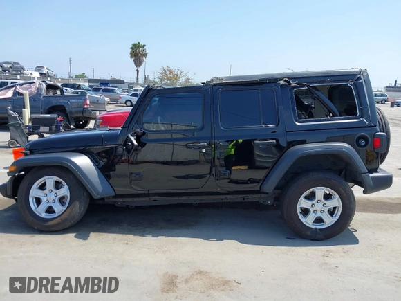 2023 Jeep Wrangler Willys with VIN 1C4HJXDG5PW615358, listed as a IAAI auction lot 42383749 with 31,988 mi miles and . Bid and sale history available at DreamBid. Image 15.