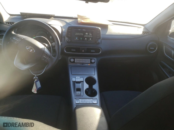 2021 Hyundai Kona Electric SEL with VIN KM8K23AG0MU122741, listed as a Copart auction lot 71721392 with 51,418 mi miles. Bid and sale history available at carsss.com. Image 8.