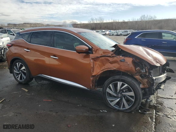 2015 Nissan Murano SV with VIN 5N1AZ2MGXFN279574, listed as a Copart auction lot 86214574 with 73,847 mi miles and Salvage Title. Bid and sale history available at carsss.com. Image 4.