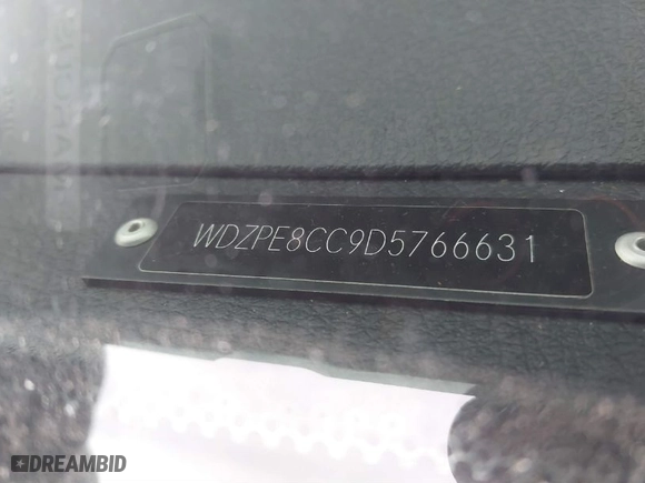 2013 Mercedes-Benz Sprinter Passenger Vans with VIN WDZPE8CC9D5766631, listed as a IAAI auction lot 40536473 with 282,935 mi miles. Bid and sale history available at carsss.com. Image 9.
