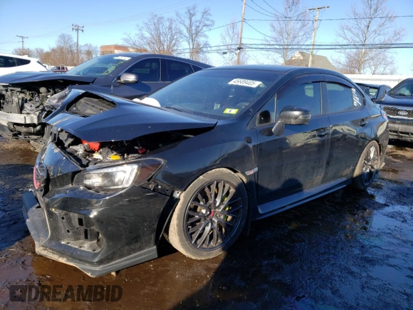 2019 Subaru WRX STI with VIN JF1VA2R64K9812380, listed as a Copart auction lot 45689405 with 39,724 mi miles and Salvage Title. Bid and sale history available at carsss.com. Image 1.