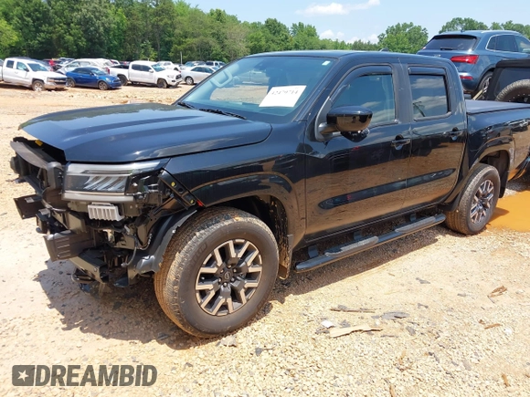 2024 Nissan Frontier Pro-4X with VIN 1N6ED1EK3RN604083, listed as a IAAI auction lot 42479714 with 5,187 mi miles and . Bid and sale history available at DreamBid. Image 21.