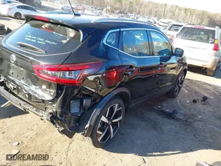 2022 Nissan Rogue Sport SL with VIN JN1BJ1CWXNW497478, listed as a IAAI auction lot 41308351 with 14,267 mi miles. Bid and sale history available at carsss.com. Image 4.