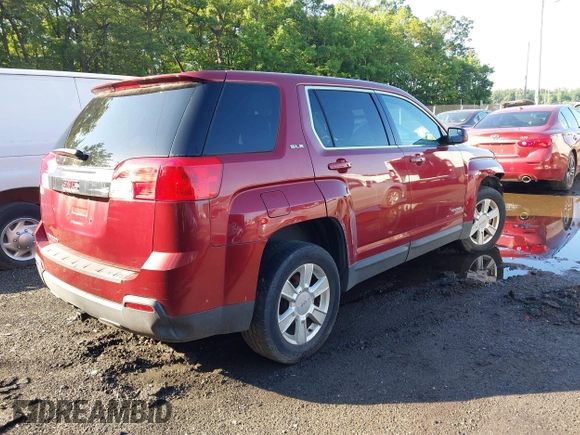 2012 GMC Terrain SLE-1 with VIN 2GKALMEK9C6384938, listed as a IAAI auction lot 42551751 with Not provided miles and . Bid and sale history available at DreamBid. Image 4.