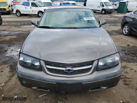 2002 Chevrolet Impala with VIN 2G1WF55K429249791, listed as a Copart auction lot 42926365 with 156,610 mi miles and Clean Title. Bid and sale history available at carsss.com. Image 5.