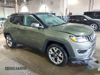 2018 Jeep Compass Limited with VIN 3C4NJDCB8JT418740, listed as a Copart auction lot 52422155 with 184,940 mi miles and Clean Title. Bid and sale history available at DreamBid. Image 4.