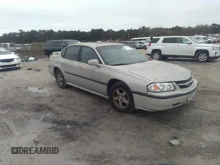 2003 Chevrolet Impala LS with VIN 2G1WH52K539140269, listed as a IAAI auction lot 41151089 with 250,567 mi miles and . Bid and sale history available at DreamBid. Image 1.