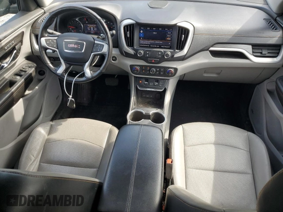 2020 GMC Terrain SLT with VIN 3GKALPEX9LL214555, listed as a Copart auction lot 54550555 with 93,250 mi miles and Salvage title. Bid and sale history available at DreamBid. Image 8.