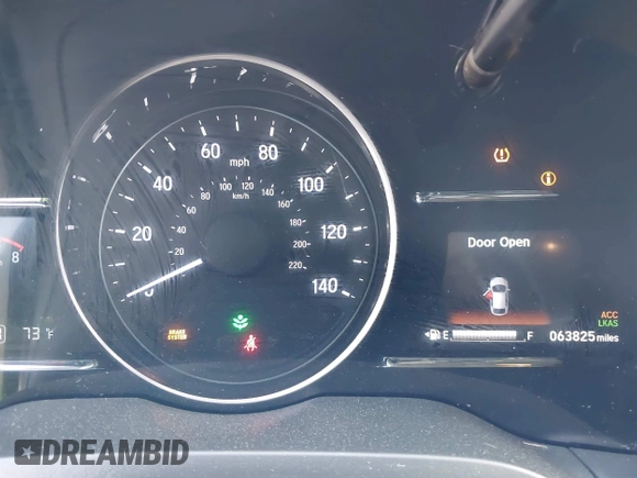 2019 Honda HR-V EX with VIN 3CZRU5H56KM730868, listed as a IAAI auction lot 41861035 with 63,825 mi miles. Bid and sale history available at carsss.com. Image 7.