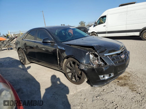 2009 Cadillac CTS AWD w/1SB with VIN 1G6DT57V790104976, listed as a Copart auction lot 76904004 with 144,300 mi miles and Salvage Title. Bid and sale history available at carsss.com. Image 4.