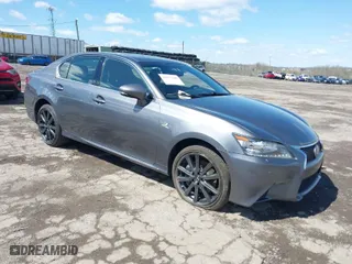 2013 Lexus GS 350 with VIN JTHCE1BL7D5005179, listed as a IAAI auction lot 41971268 with 130,384 mi miles. Bid and sale history available at carsss.com. Image 1.
