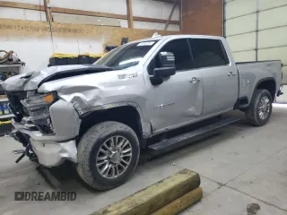 2021 Chevrolet Silverado 3500HD High Country with VIN 1GC4YVEY6MF112066, listed as a Copart auction lot 86490794 with 0 mi miles and Salvage Title. Bid and sale history available at carsss.com. Image 1.