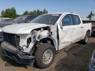 2022 Chevrolet Silverado 1500 Work Truck with VIN 3GCPAAEK1NG647179, listed as a Copart auction lot 59963564 with 15,204 mi miles and Salvage Title. Bid and sale history available at DreamBid. Image 1.