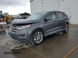 2015 Ford Edge Titanium z VIN 2FMPK3K88FBB39194, wystawiony jako Copart lot #50743035 z przebiegiem 124 188 mil mil oraz Szkoda całkowita • Salvage title. Historia ofert i sprzedaży dostępna na DreamBid. Obrazek 1.