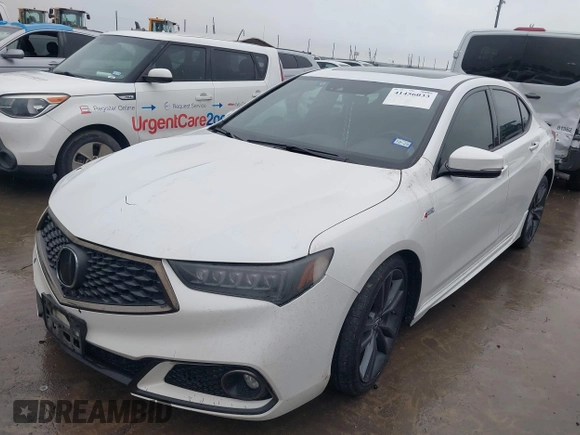 2019 Acura TLX w/A-Spec Pkg with VIN 19UUB1F63KA009058, listed as a IAAI auction lot 41456033 with 204,009 mi miles. Bid and sale history available at carsss.com. Image 17.
