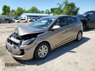 2014 Hyundai Accent GS with VIN KMHCT5AE4EU183622, listed as a Copart auction lot 54770885 with 153,477 mi miles and Salvage title. Bid and sale history available at DreamBid. Image 1.