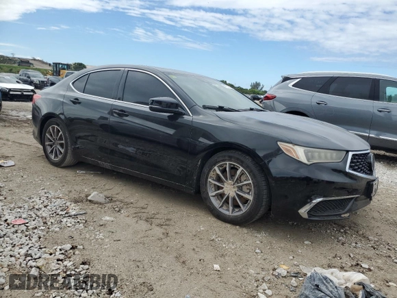 2019 Acura TLX with VIN 19UUB1F37KA009960, listed as a Copart auction lot 47013015 with 0 mi miles and Non Repairable. Bid and sale history available at carsss.com. Image 4.