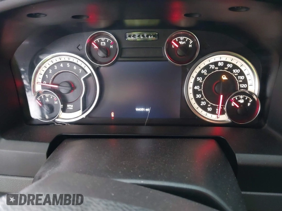 2019 Ram 1500 Classic Lone Star with VIN 1C6RR6LT7KS539154, listed as a IAAI auction lot 41299856 with 104,351 mi miles. Bid and sale history available at carsss.com. Image 7.