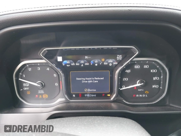 2020 GMC Sierra 1500 Denali with VIN 3GTU9FED5LG249125, listed as a IAAI auction lot 41839861 with 99,826 mi miles and . Bid and sale history available at DreamBid. Image 7.